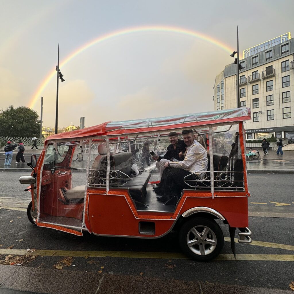 Tuktuk sous la pluie